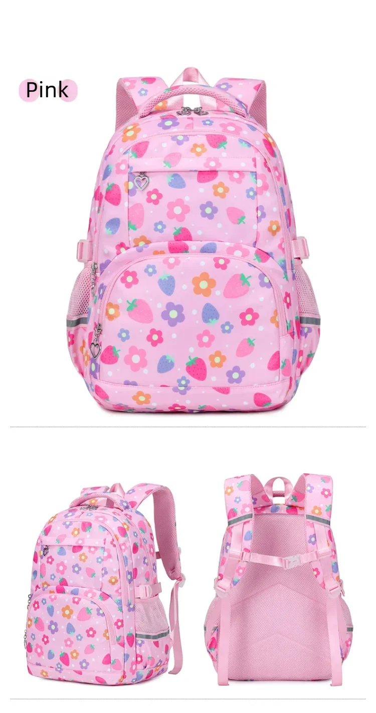 Schoolbags for Primary School Girls, Fashionable Backpacks, Large Capacity Junior High School Students, Versatile Backpacks