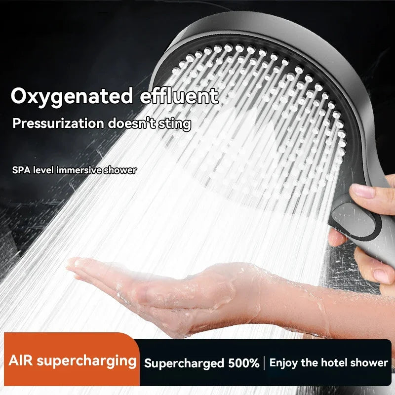 Xiaomi Original Shower Head, Large Panel Booster Shower Set, Water Output, 3-Speed Adjustment, Home Bathroom Facilities