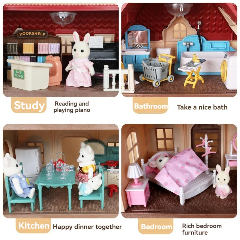 Children's simulated play house mini toy model ornaments