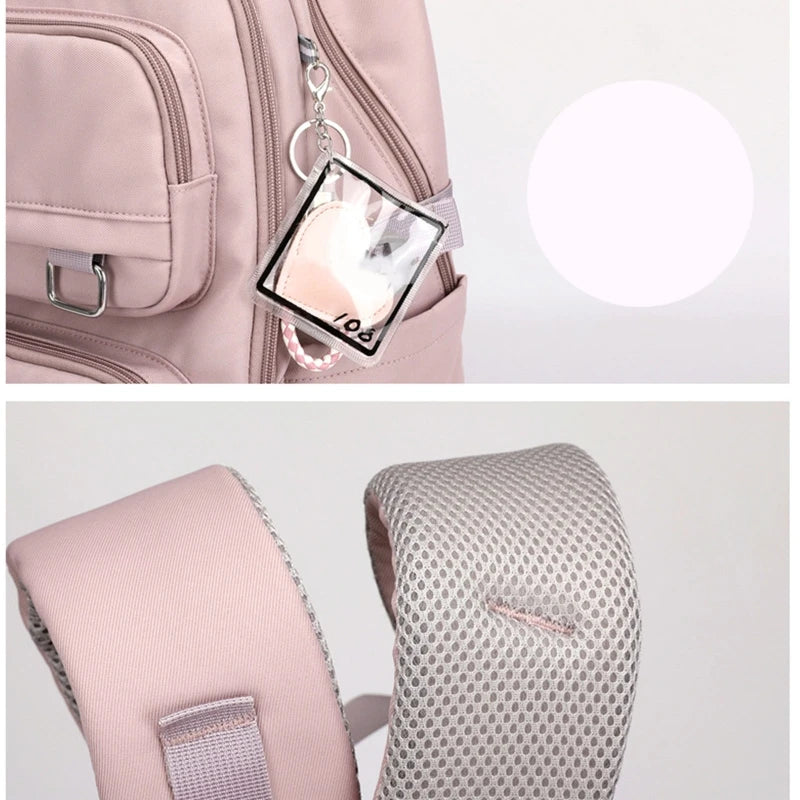 Backpack School Bag Girl Back Pack For Children Kid Child Teenager Female Class Schoolbag Primary Women Bagpack Teen Bookbag Kit