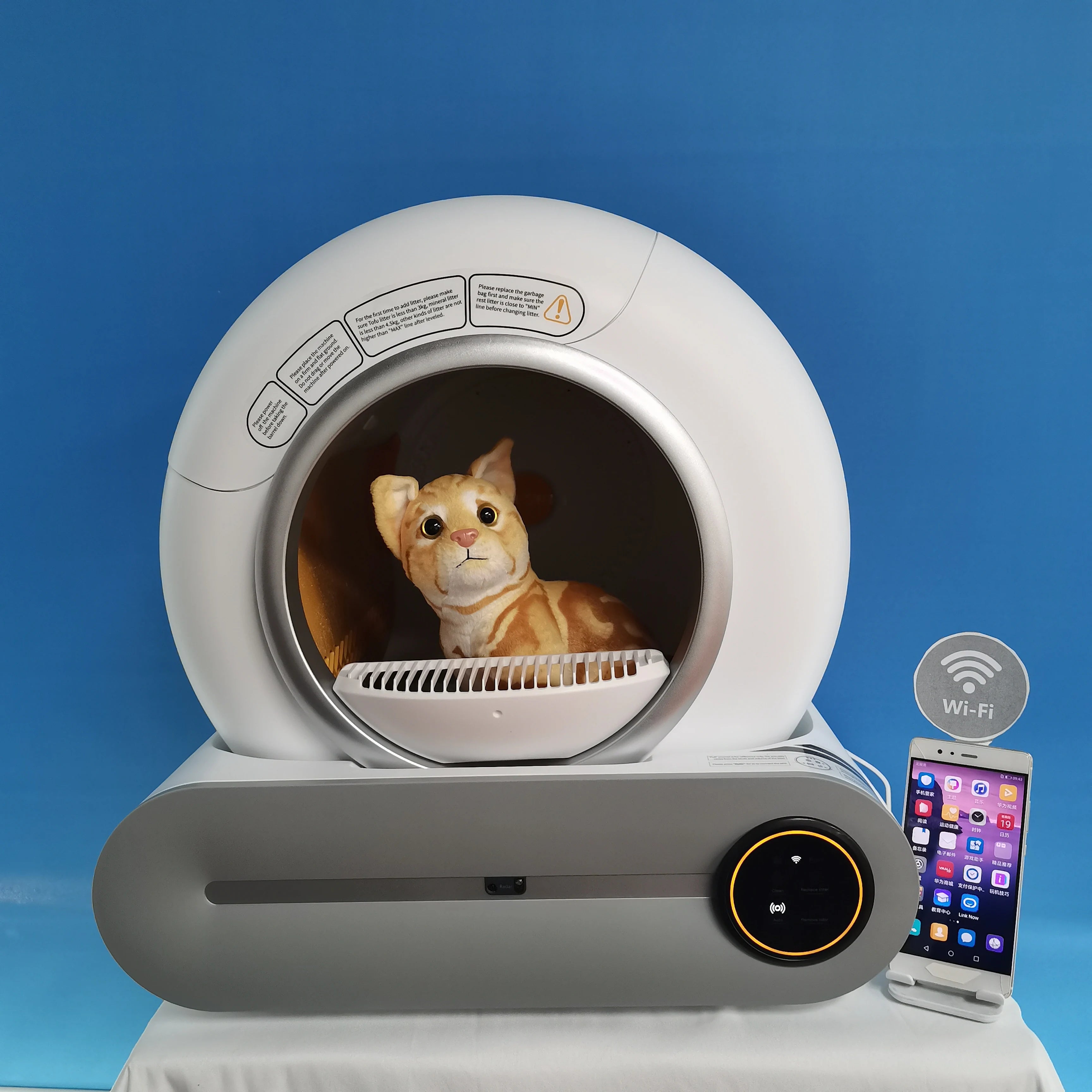 Automatic Pet Water Fountain Silent, Stainless Steel, LED Light, Pet Water Dispenser, For Cats & Dogs