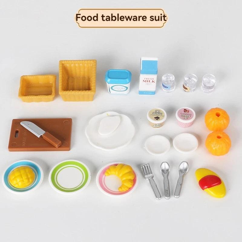 Children's simulated play house mini toy model ornaments