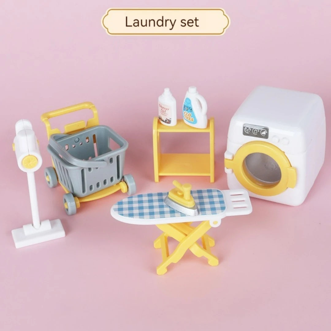 Children's simulated play house mini toy model ornaments