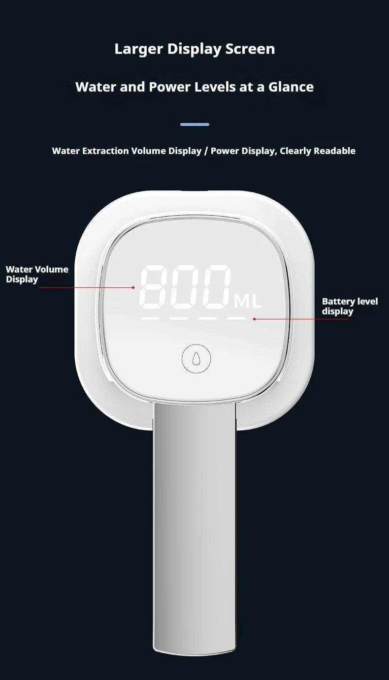Intelligent Display Dual-use Foldable Automatic Water Pump Intelligent Quantitative Electric Water Dispenser for Bottled Water