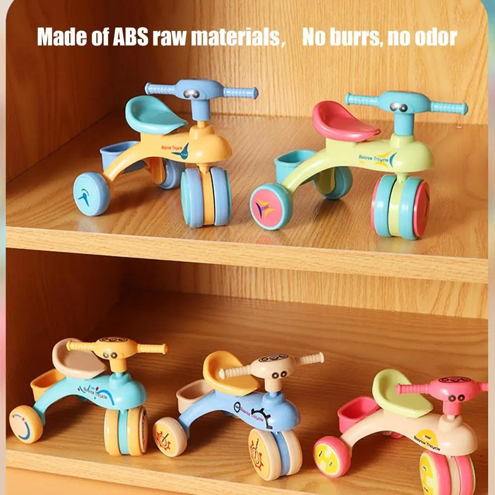 Small Tricycle Assembly Tricycle Toy Creative Inertia Tricycle Push And Go Vehicle For Boys And Girls Fine Motor Skill Toy Car