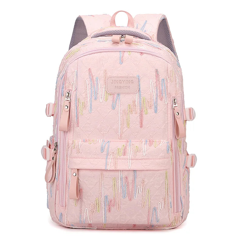 Fresh Backpack large capacity school bag with good-looking Cute and Sweet Backpacks for Middle School and College Students 2 Siz