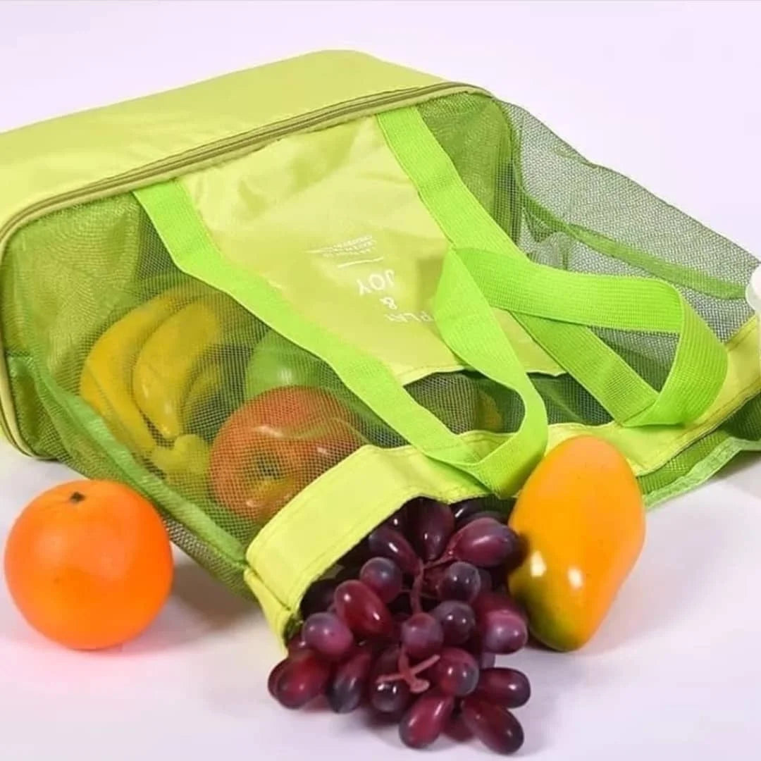 Bolsa praia rede com compartimento térmica ombro promoção (play joy)