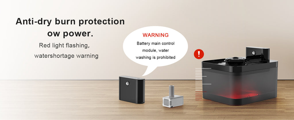 5200mAh Battery Operated Cat Water Fountain 2.2L Wireless Automatic Smart Pet Water Dispenser For Dog Cat with Infrared Sensor