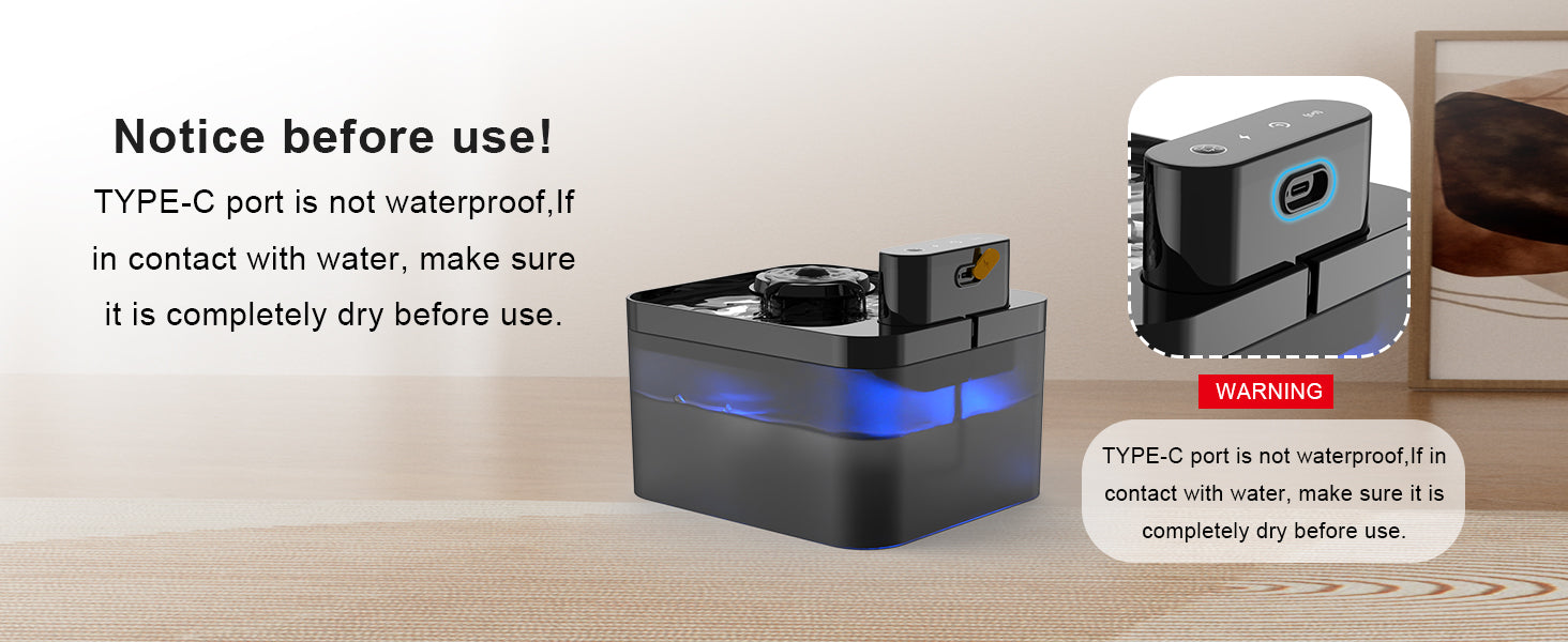 5200mAh Battery Operated Cat Water Fountain 2.2L Wireless Automatic Smart Pet Water Dispenser For Dog Cat with Infrared Sensor